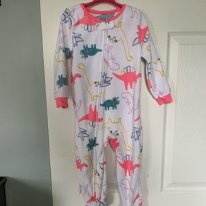 Child of Mine made by Carter’s Dinosaur Footed PJs